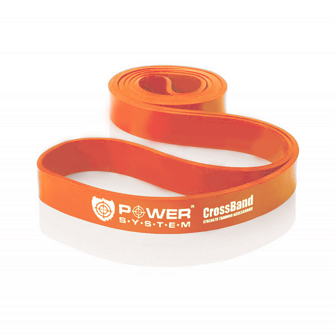 Еспандер-петля (гумка для фітнесу і кроссфіту) Power System PS-4052 CrossFit Level 2 Orange (опір 10 Кам'янське - фото 3