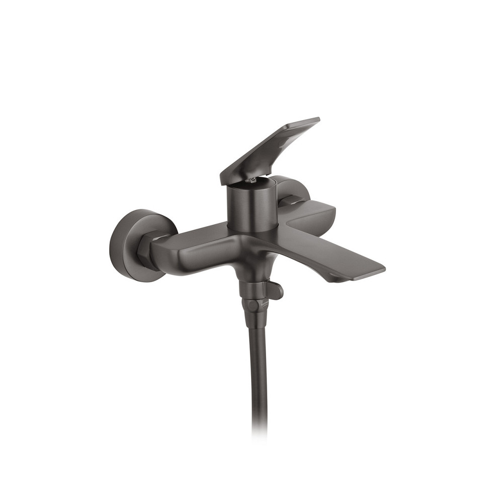 Смеситель для ванны с душевым гарнитуром Kroner KRP Graz - GRP060 графит Киев - изображение 3