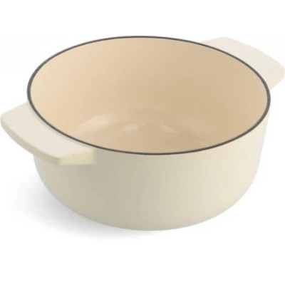 Каструля KitchenAid чавунна з кришкою 5,2 л Мигдалевий крем (CC006059-001) Вінниця - фото 3