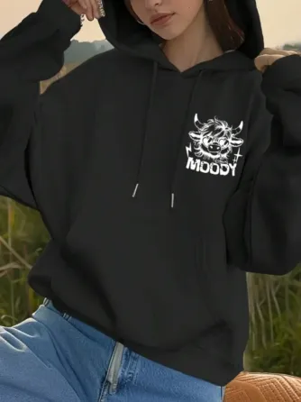 Худі жіноче, світшот чорний, модна толстовка 2700322431 розмір 50 Дніпро