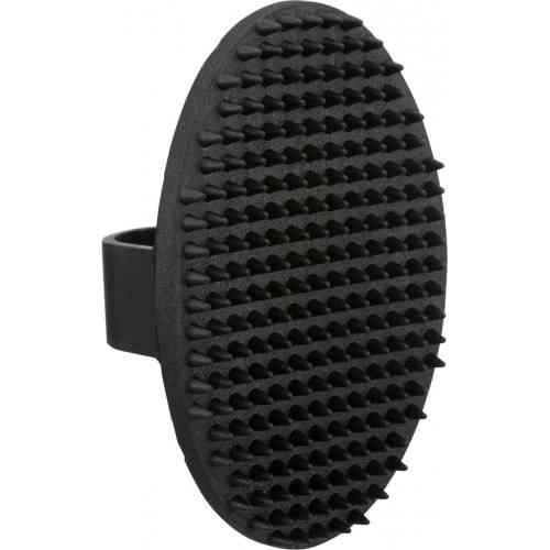 Щетка Trixie для кошек массажная с шипами резиновая с петлей для рук 8х13 см Киев