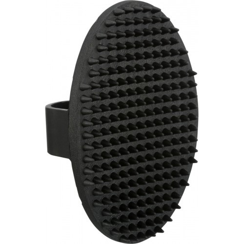 Щетка Trixie для кошек массажная с шипами резиновая с петлей для рук 8х13 см Киев - изображение 1