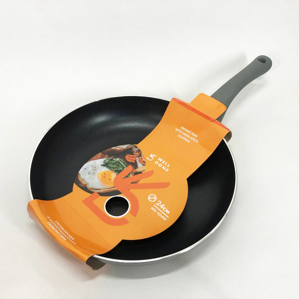 Удобная в использовании сковорода, Сковорода для легкого приготовления Литая алюминиевая MP-62 Львов - изображение 6