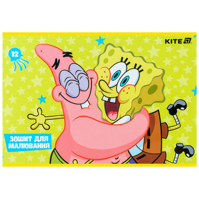 Альбом для рисования Kite SpongeBob SquarePants, 12 листов (SB25-241) Винница - изображение 9