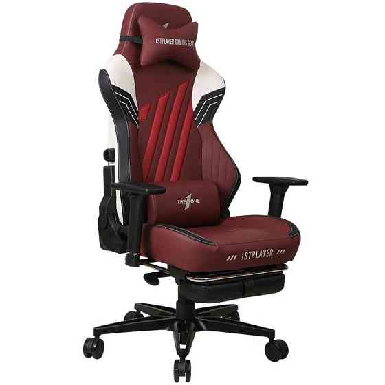 Крісло для геймерів 1stPlayer Duke Black White Red ( 10188 ) Харків