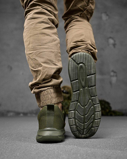 Літні міські кросівки М171-3 олива ДЛ63960 Одеса - фото 11