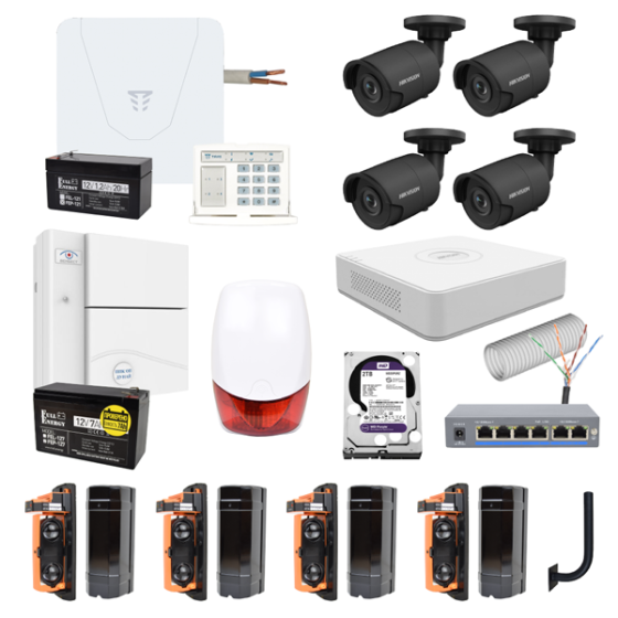 Комплект охоронної системи SUN Light для охорони малих сонячних електростанцій Київ