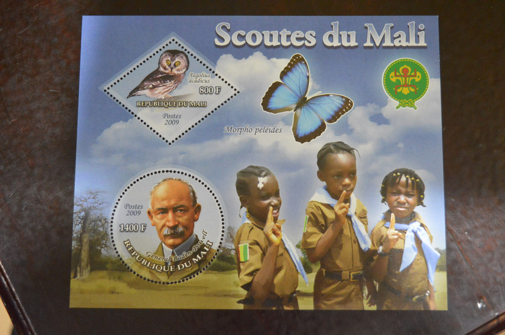 Малі. Марки. Особистості. Блок. 2009 рік (В-3) Полтава - фото 1