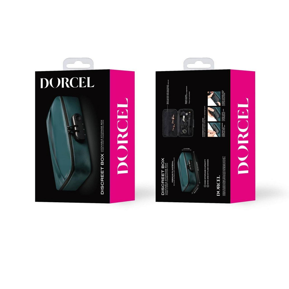 Кейс для игрушек Dorcel DISCREET BOX LUXURY GREEN, кодовый замок, 27×16×7,62 см Sex Aura Киев - изображение 8