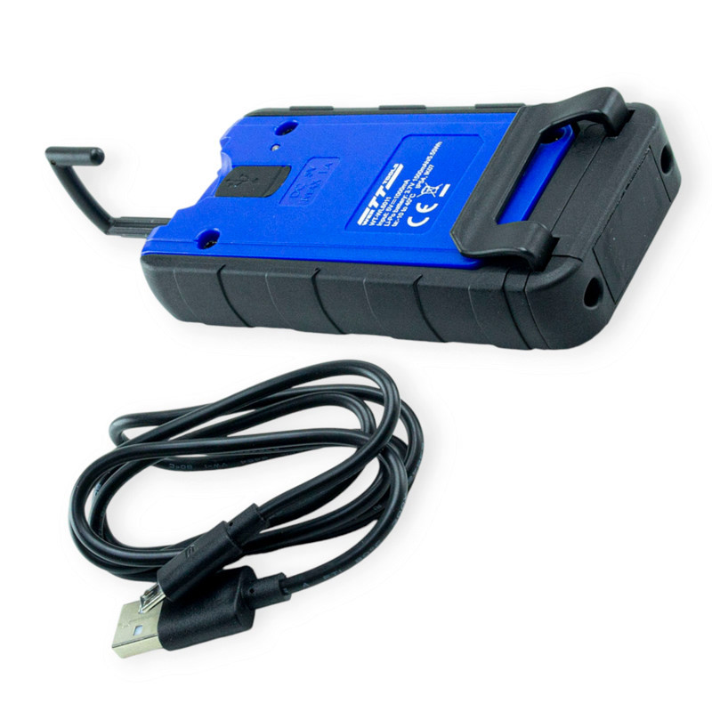 Ліхтар інспекційний 5w cob акб 1500 мач, usb, магніт, 2 режими, на підставці з регулюванням Wer Tools Мукачево - фото 3