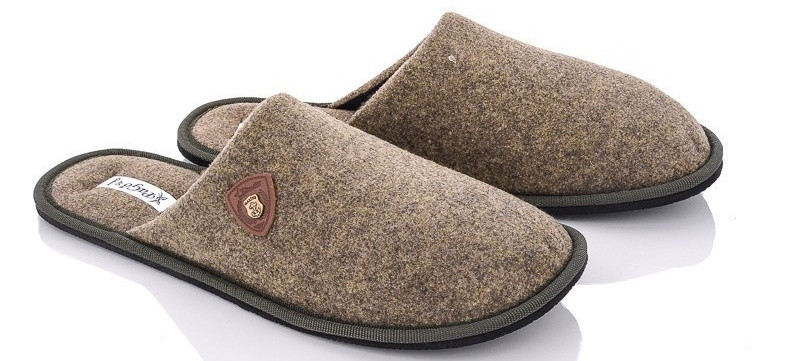 Тапочки мужские закрытые PaGo хаки 46 Одесса - изображение 2