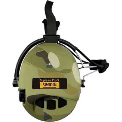 Наушники для стрельбы Sordin Supreme Pro-X з заднім тримачем 4 режими Camo (76302-X-06-S) Винница