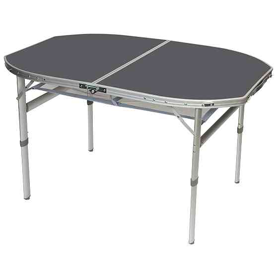 Стол Bo-Camp Case Model Oval 120x80 cm Grey (1404415) Винница