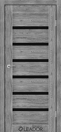 Коллекция LEADOR Express. Двери MILAN  Полотно, эко-шпон Клен грей BLK Киев