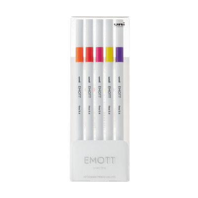 Лайнер UNI набір Emott Passion Color 0.4 мм 5 кольорів (PEM-SY/5C.02PC) Вінниця - фото 1