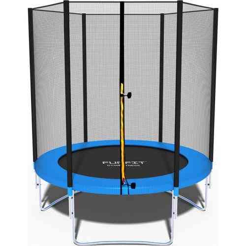 Батут Funfit 6ft (183см) синий с внешней сеткой Киев