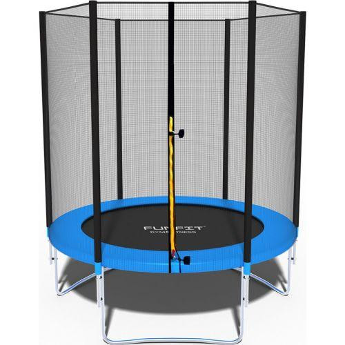 Батут Funfit 6ft (183см) синій з зовнішньою сіткою Київ - фото 1