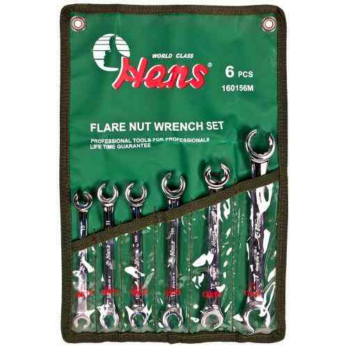 Набір ключів розрізних 8-19 мм,6 пред. HANS Одесса