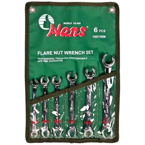 Набір ключів розрізних 8-19 мм,6 пред. HANS Одесса - изображение 1