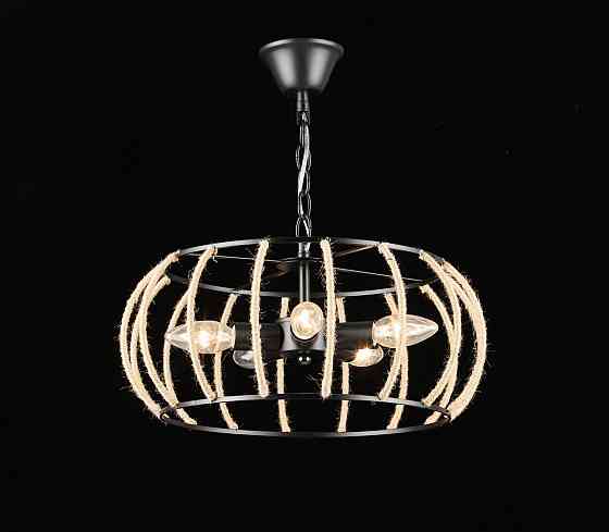 VALESO Люстра підвісна в стилі лофт E2722/5, Чорний Коломыя