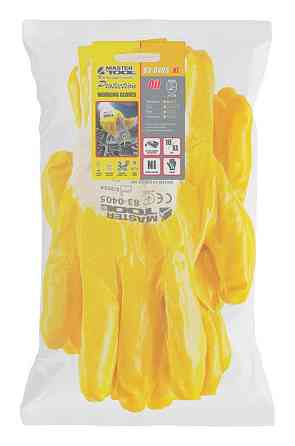 MASTERTOOL Рукавички бавовняні трикотажні MASTERTOOL нітрилове покриття ¾ в'язаний манжет 10" 1 Коломия