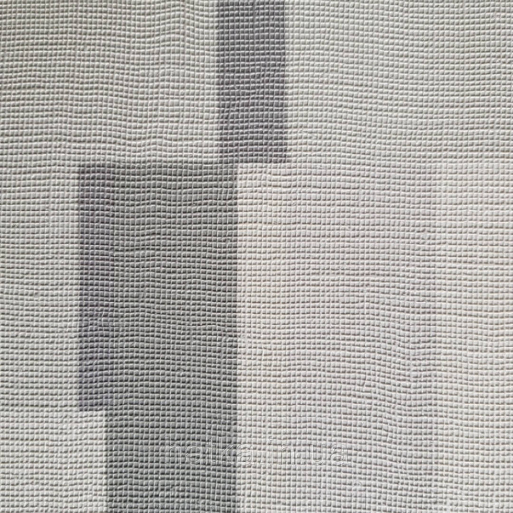 Шпалери вінілові на флізелін Sirpi AltaGamma Home 3 геометрія абстракція смуги різні сірі молочні Київ - фото 3