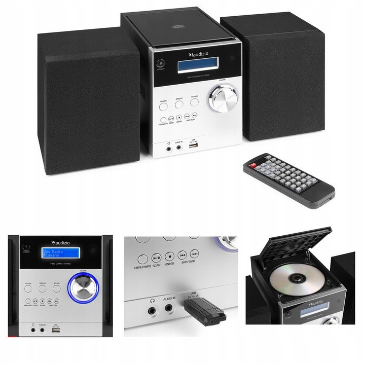 Аудіосистема HiFi Audizio CD DAB+ FM BT USB Рівне - фото 2