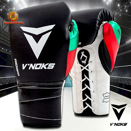 Перчатки боксерские для бокса профессиональные на шнурках натуральная кожа V`Noks Mex Pro 8 унций Киев - изображение 8