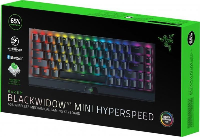 Клавіатура бездротова Razer BlackWidow V3 Mini Hyperspeed Green Switch Black (RZ03-03891600-R3R1) ( 24937 ) Харків - фото 6