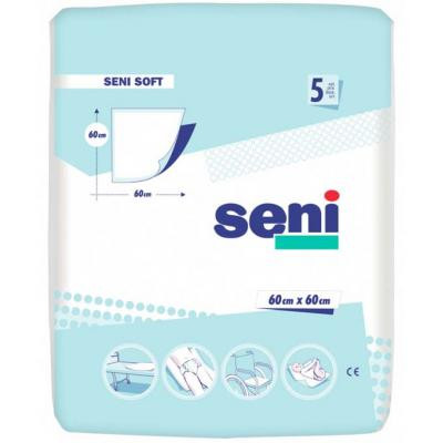 Пеленки для младенцев Seni Soft 60x60 см 5 шт (5900516690311) Винница - изображение 2