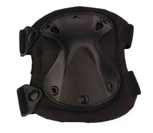 Комплект защиты Наколенники + налокотники из ударопрочного пластика (Черный) Киев