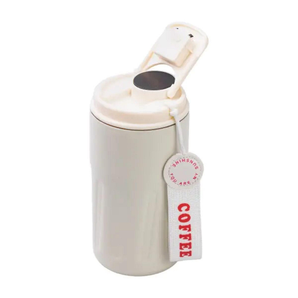 Термочашка Coffee з датчиком температури 500 мл біла HP-14-10W Київ - фото 3