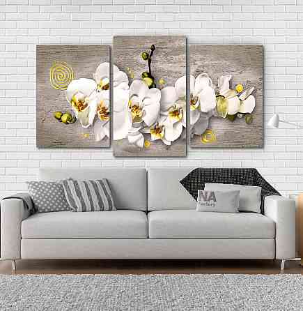 Модульна картина Орхідея Абстракція Art-223_3 Київ