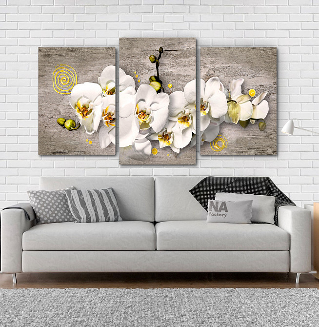 Модульна картина Орхідея Абстракція Art-223_3 Київ - фото 2