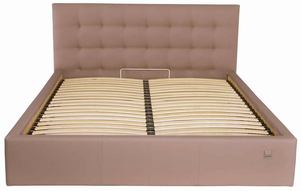 Ліжко Chester Comfort 120 х 190 см Fly 2213 З підйомним механізмом та нішою для білизни Світло-коричневий Київ - фото 3