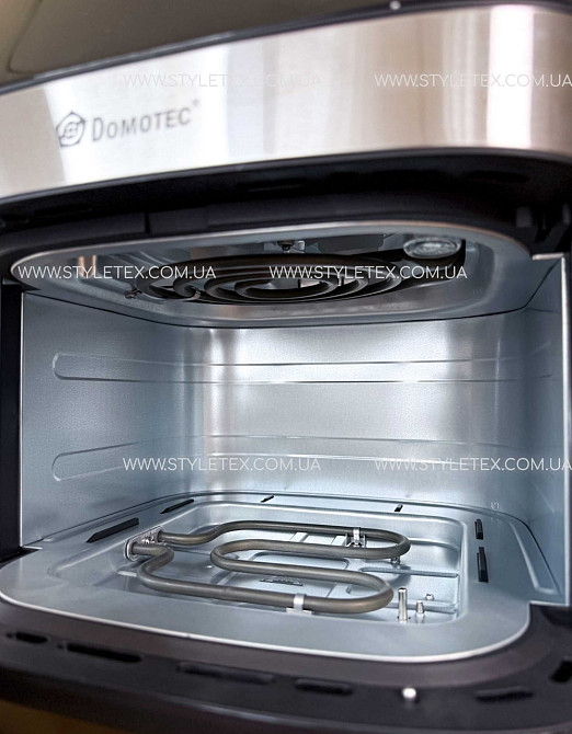 Мультипіч Аерогриль Domotec 12 л 2800 Вт з ОКОНОМ і 2 ТЕНами (2й нагрівання) Харків - фото 2