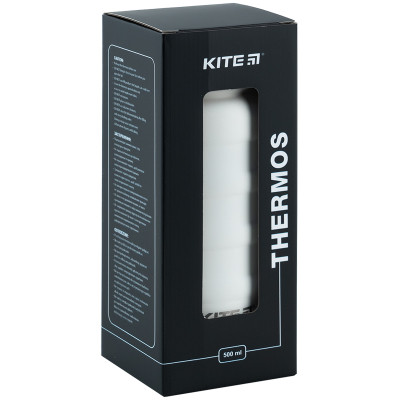 Термос Kite 500 мл білий (K24-1204-1) Винница - изображение 4