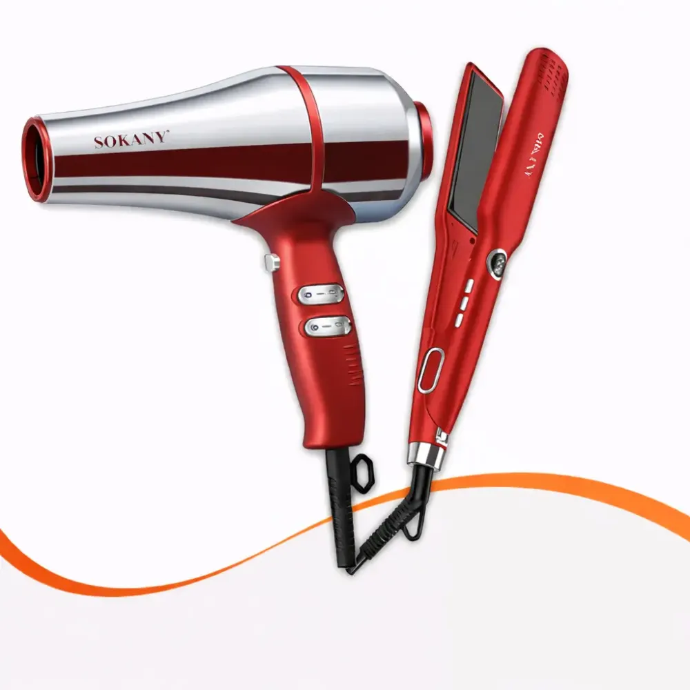 Набор для укладки волос от Sokany SK-14035 2 в 1 Фен + Утюжок Коломыя - изображение 1