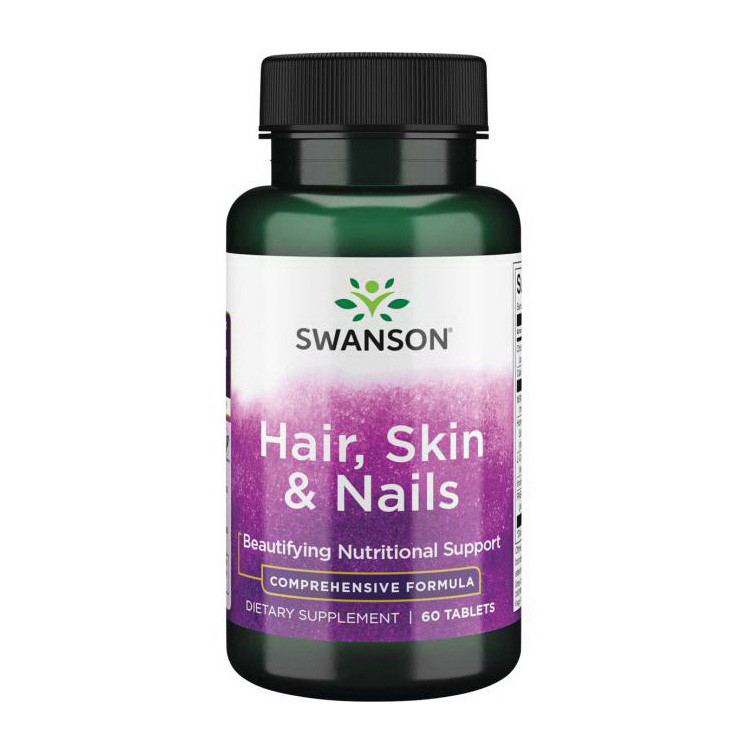 Формула для кожи, волос и ногтей Swanson Hair, Skin & Nails 60 tabs Луцк - изображение 1