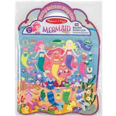 Набор для творчества Melissa&Doug Объемные многоразовые наклейки Русалки (MD19413) Винница