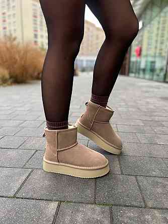 ITTS Угги жіночі ITTS A805-15 капучіно (зима, замша натуральна) (5736) 41 Коломыя