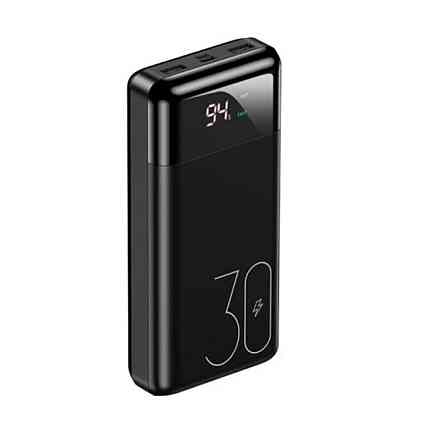 Зовнішній акумулятор Usams US-CD103  PB38 Dual QC3.0+PD Digital Power Bank 30000mAh Black Киев