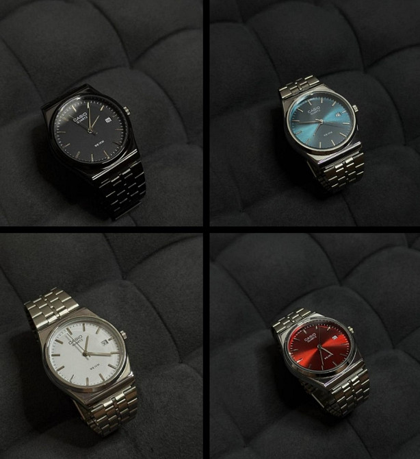 Годинник Casio MTP-VC01 Silver/Black | Мужские часы Киев - изображение 6