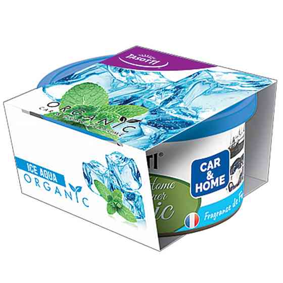 Ароматизатор для авто консерва "Organic" Ice Aqua (Крижана вода) 42г Tasotti Київ