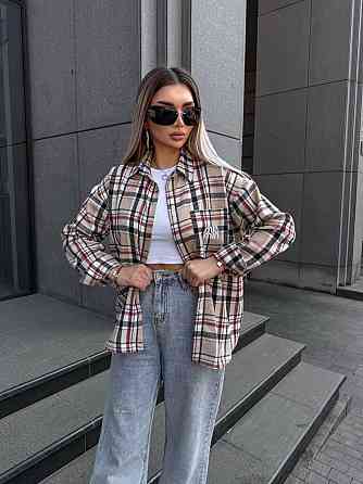 Жіноча сорочка в клітинку ( з накатом) Одеса