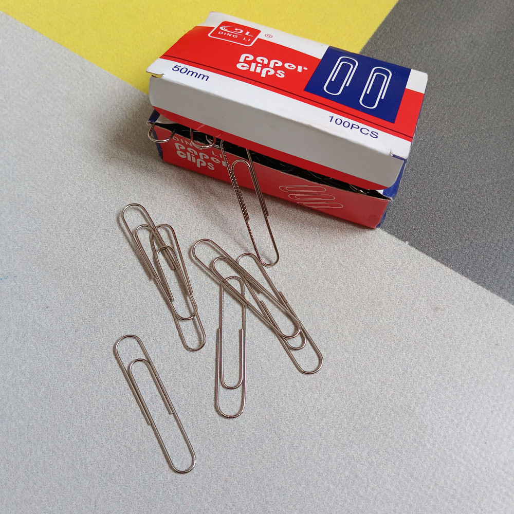 Канцелярские скрепки 50 мм круглая, 100 шт. Киев - изображение 1