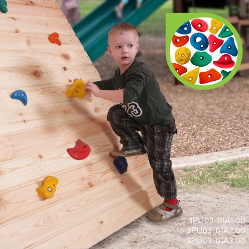 Камені для лазіння L-розмір JustFun 5 штук для дитячого майданчика Київ