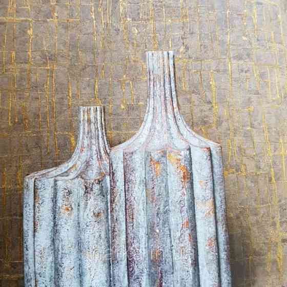 Шпалери Marburg Tango 58809 лофт 3д під штукатурку під бетон темно-коричневі із золотом 10х0,70 Київ