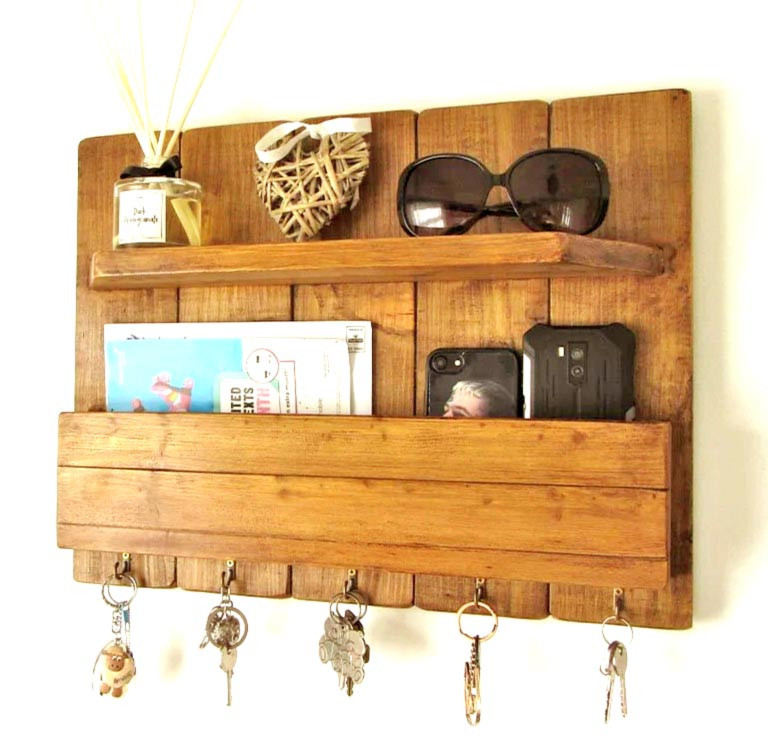 Ключниця дерев'яна "Едінг" сієна Миколаїв - фото 1