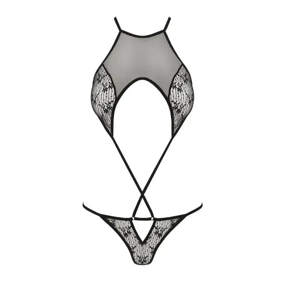 Ажурний боді Passion AZALIA BODY XXL/XXXL, black Львов